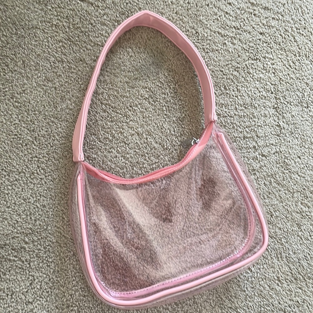 Clear Pink Purse